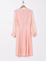 シアースリーブ レースワンピース