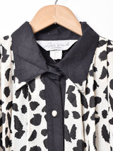 アメリカ製 レオパード 長袖デザインワンピース