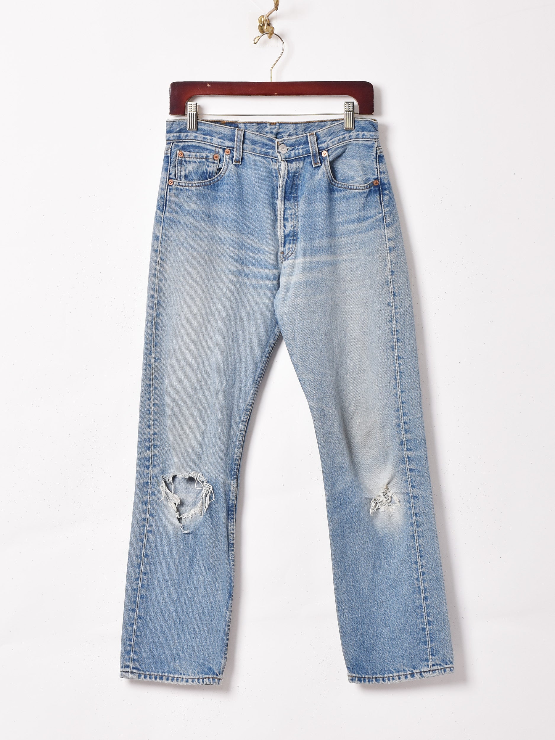 ポーランド製 Levi's 501 ダメージデニムパンツ W30 – 古着屋Top of