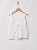 【2色展開】Meridianバックリボン キャミソール