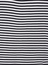 【3色展開】Elcaminoボーダー柄 半袖リブニットトップス