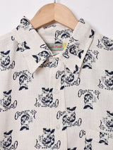 Emerald Motelコットンリネン ウーマンパターン 半袖シャツ