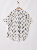 Emerald Motelコットンリネン ウーマンパターン 半袖シャツ