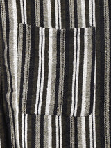 【2色展開】Elcamino ストライプ ビッグポケット長袖シャツ