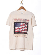 アメリカ製 星条旗 プリントTシャツ