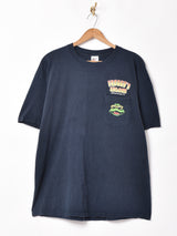 アメリカ製 両面プリント ポケットTシャツ
