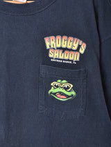 アメリカ製 両面プリント ポケットTシャツ