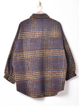 Elcamino チェック ビッグポケット 長袖シャツ