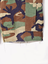 アメリカ軍 ウッドランドカモ カットオフ カーゴショートパンツ W35