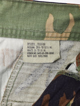 アメリカ軍 ウッドランドカモ カットオフ カーゴショートパンツ W35