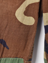 アメリカ軍 ウッドランドカモ カットオフ カーゴショートパンツ W35