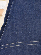 アメリカ製 パッチ付き ボア デニムベスト