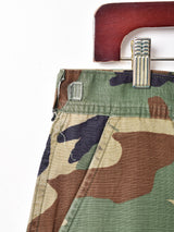 アメリカ軍 ウッドランドカモ カットオフ カーゴショートパンツ W35