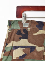 アメリカ軍 ウッドランドカモ カットオフ カーゴショートパンツ W35