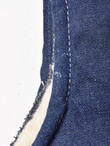 アメリカ製 パッチ付き ボア デニムベスト