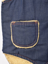 70's ボア デニムベスト