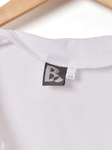 カットワークフリル 長袖ブラウス