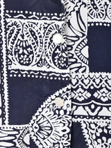 総柄 半袖 オープンカラーシャツ