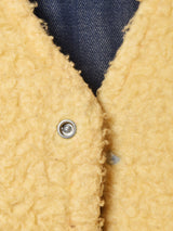 70's ボア デニムベスト