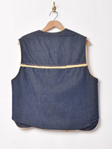 70's ボア デニムベスト