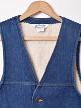 70's アメリカ製 Dickies ボア デニムベスト