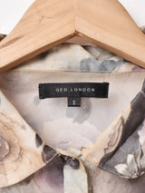 花柄 シアートップス