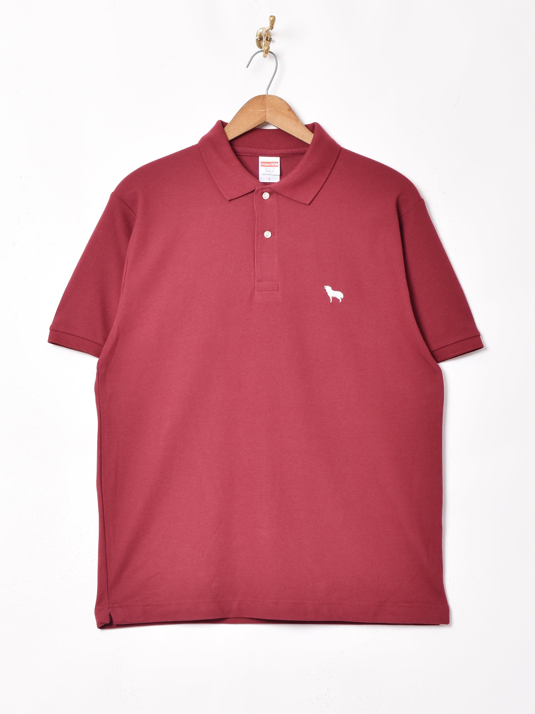 5色展開】 ウルフ ワンポイント ポロシャツ – 古着屋Top of the Hillの