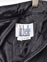 スエード レーステープ フレアスカート