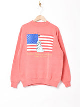 プリントスウェットシャツ