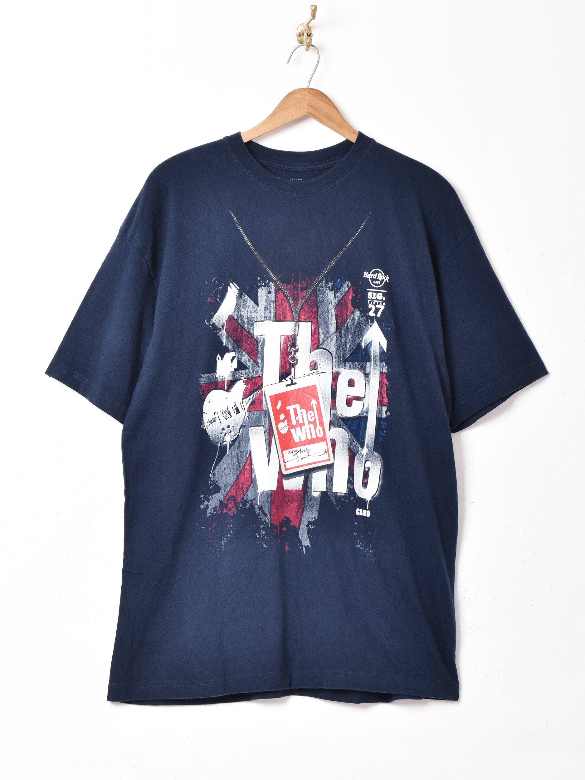 The Who×Hard Rock Cafe プリントTシャツ – 古着屋Top of the Hill