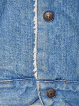 アメリカ製 Levi's パッチ付き ボア デニムジャケット