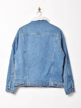 アメリカ製 Levi's パッチ付き ボア デニムジャケット