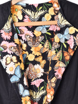 総柄 リバーシブルベスト