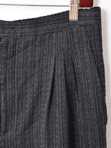 織柄 テーパードパンツ