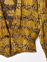 総柄 長袖シャツ