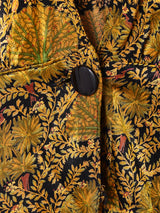 総柄 長袖シャツ