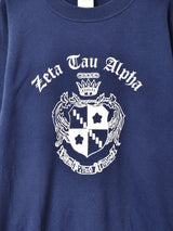 エンブレム プリントスウェットシャツ