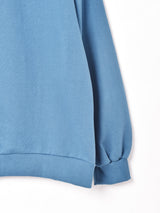 【5色展開】Trombones ハイネック ハーフジップスウェット