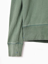 フロッキープリント スウェットシャツ