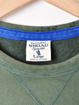 フロッキープリント スウェットシャツ