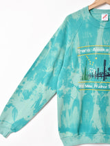 アメリカ製 後染め タイダイ プリントスウェットシャツ