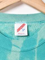 アメリカ製 後染め タイダイ プリントスウェットシャツ