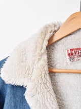 アメリカ製 Levi's パッチ付き ボア デニムジャケット