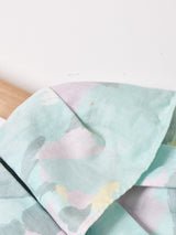 70's パステルトーン 総柄 スリーブレスワンピース