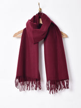 【8色展開】 大判 プレーンストール