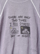 アメリカ製 後染め プリントスウェットシャツ