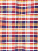 チェック フード付きジャケット