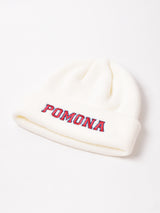 【2色展開】ロゴ ニットキャップ 「POMONA」