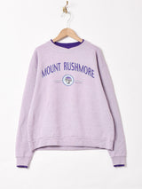 アメリカ製 後染め プリントスウェットシャツ