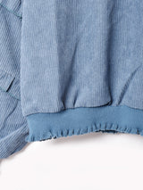 【7色展開】Meridian ボリュームスリーブ コーデュロイトップス